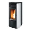 Pelletofen MCZ EGO Comfort Air 10 M3 10 KW -Chimney Geschaft Pelletofen MCZ EGO Hydromatic 12 M2 plus wasserfuehrend Weiss 900x900