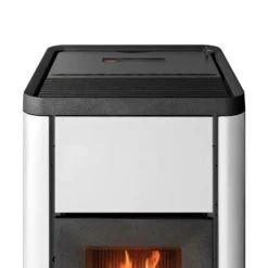 Pelletofen MCZ GHEA Air 6 S1 6,3 KW 9 Pelletofen MCZ GHEA Air 6 S1 6,3 KW -Chimney Geschaft Pelletofen MCZ Ghea Air 6 S1 Weiss 3 900x900