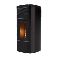 Pelletofen MCZ MUSA Hydromatic 18 M2+ 17,7 KW Wasserführend -Chimney Geschaft Pelletofen MCZ MUSA Hydromatic 18 M2 plus wasserfuehrend Schwarz side 900x900