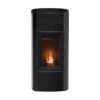 Pelletofen MCZ MUSA Hydromatic 18 M2+ 17,7 KW Wasserführend -Chimney Geschaft Pelletofen MCZ MUSA Hydromatic 18 M2 plus wasserfuehrend Schwarz 900x900