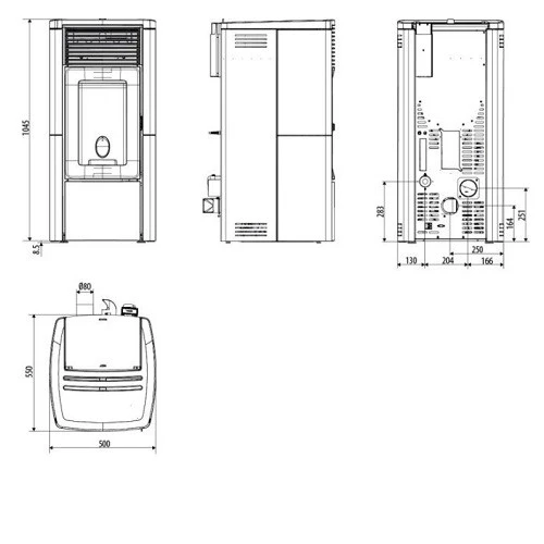 Pelletofen MCZ STAR Comfort Air 10 M3 10 KW 7 Pelletofen MCZ STAR Comfort Air 10 M3 10 KW – Bild 5