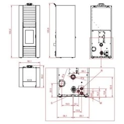 Pelletofen PALAZZETTI Ecofire Martina Idro Lux 15 KW Wasserführend 7 Pelletofen PALAZZETTI Ecofire Martina Idro Lux 15 KW Wasserführend -Chimney Geschaft Pelletofen PALAZZETTI Ecofire Martina Idro Lux zeichnung 900x900