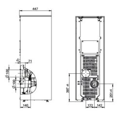 Pelletofen Wodtke Shogun Air+ 6/8 KW -Chimney Geschaft Pelletofen Wodtke Shogun air teh 2023 900x900