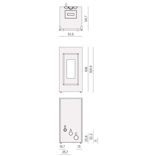 Pelletofen Cadel Prince Plus 11 | 10,5 KW 5 Pelletofen Cadel Prince Plus 11 | 10,5 KW – Bild 3