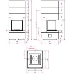 Kaminbausatz CAMINA S15 9 KW Speicheranlage 9 Kaminbausatz CAMINA S15 9 KW Speicheranlage -Chimney Geschaft S15 900x900
