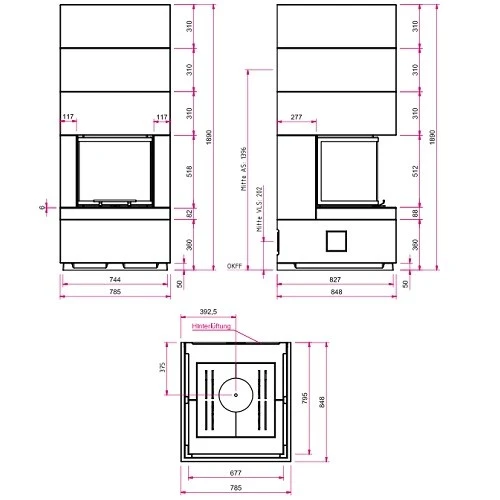 Kaminbausatz CAMINA S15 9 KW Speicheranlage 6 Kaminbausatz CAMINA S15 9 KW Speicheranlage – Bild 4