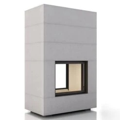 Kaminbausatz Brunner BSK 04, Stilkamin-Tunnel 11 KW, Schiebetür/Kipptür -Chimney Geschaft SET207435 Left 900x900