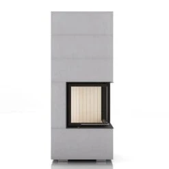 Kaminbausatz Brunner BSK 01, Eckkamin 10 KW, Schiebetür -Chimney Geschaft SET213043 Front 900x900