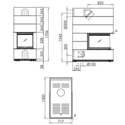 Kaminbausatz SPARTHERM SIM Arte U-70h 11,4 KW Schiebetür -Chimney Geschaft SIM Arte U 70h 1 3 900x900