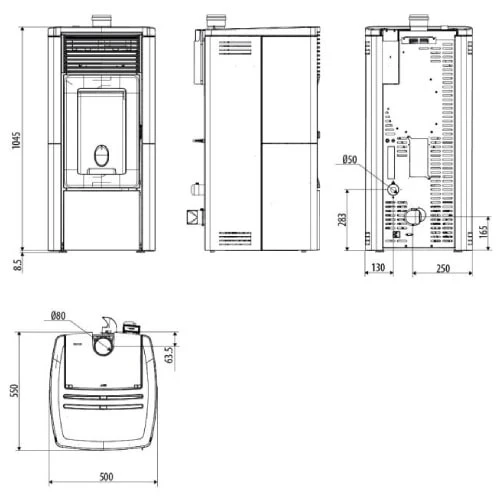 Pelletofen MCZ STAR Comfort Air 10 UP! M3 10 KW 7 Pelletofen MCZ STAR Comfort Air 10 UP! M3 10 KW – Bild 5