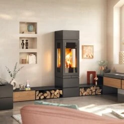 Chimney Geschaft -Chimney Geschaft Skantherm Brennkammen 400 3S 900x900