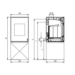 Kaminofen Wodtke Hot Box 2000 | 7 KW Raumluftunabhängig 18 Kaminofen Wodtke Hot Box 2000 | 7 KW Raumluftunabhängig -Chimney Geschaft hot box 2000 tech 900x900