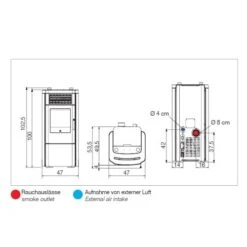 Pelletofen Edilkamin Klik 8,3 KW 7 Pelletofen Edilkamin Klik 8,3 KW -Chimney Geschaft klik 900x900
