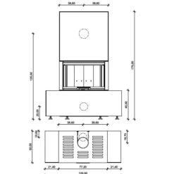 Kaminbausatz Neocube P21 7,8 KW 7 Kaminbausatz Neocube P21 7,8 KW -Chimney Geschaft p21 done 900x900