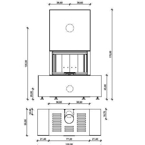 Kaminbausatz Neocube P21 7,8 KW 5 Kaminbausatz Neocube P21 7,8 KW – Bild 3