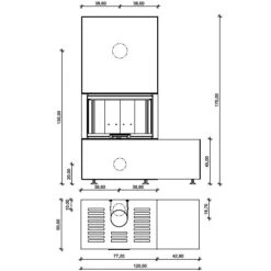 Kaminbausatz Neocube P22 7,8 KW 7 Kaminbausatz Neocube P22 7,8 KW -Chimney Geschaft p22 done 900x900